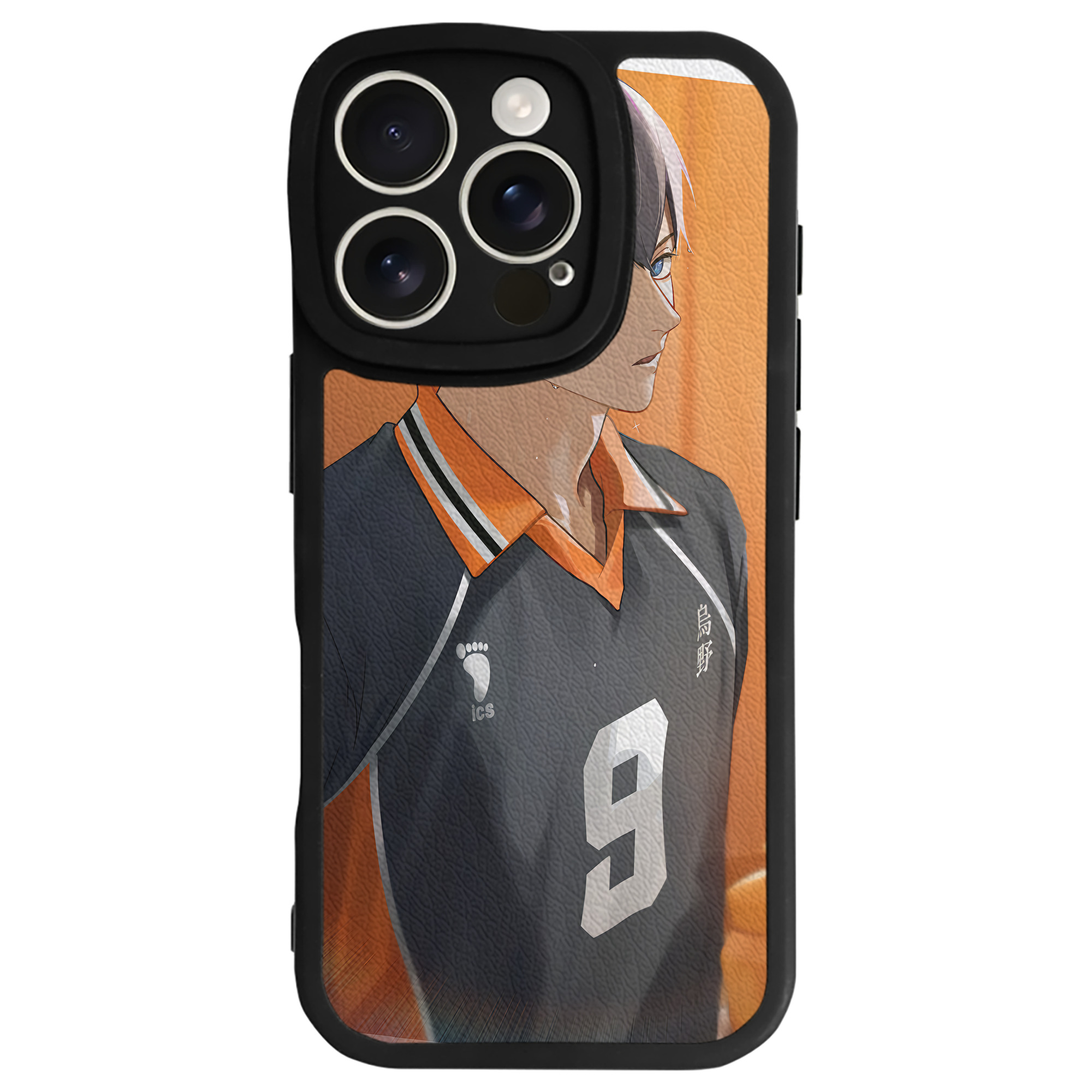 （画像用） ハイキュー!! Haikyu!! 【iPhone 16シリーズ対応】シリコンスマホケース（レザー調） 材質：シリコン